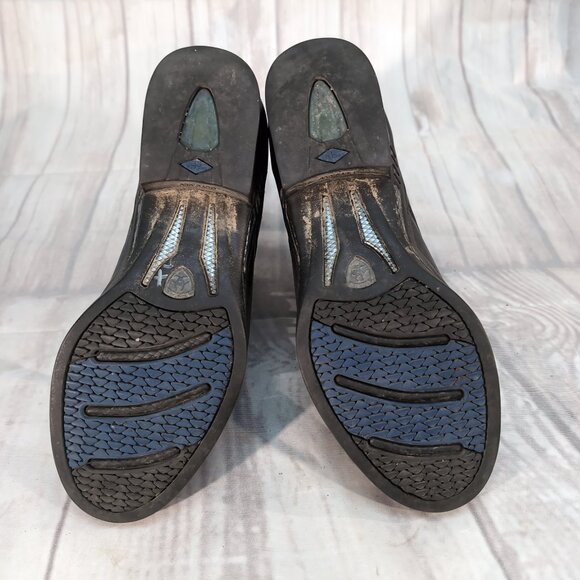 Ariat 56301 Black Leather Lace-Up Paddock Riding Boots – Men’s 10B - Picture 8 of 8